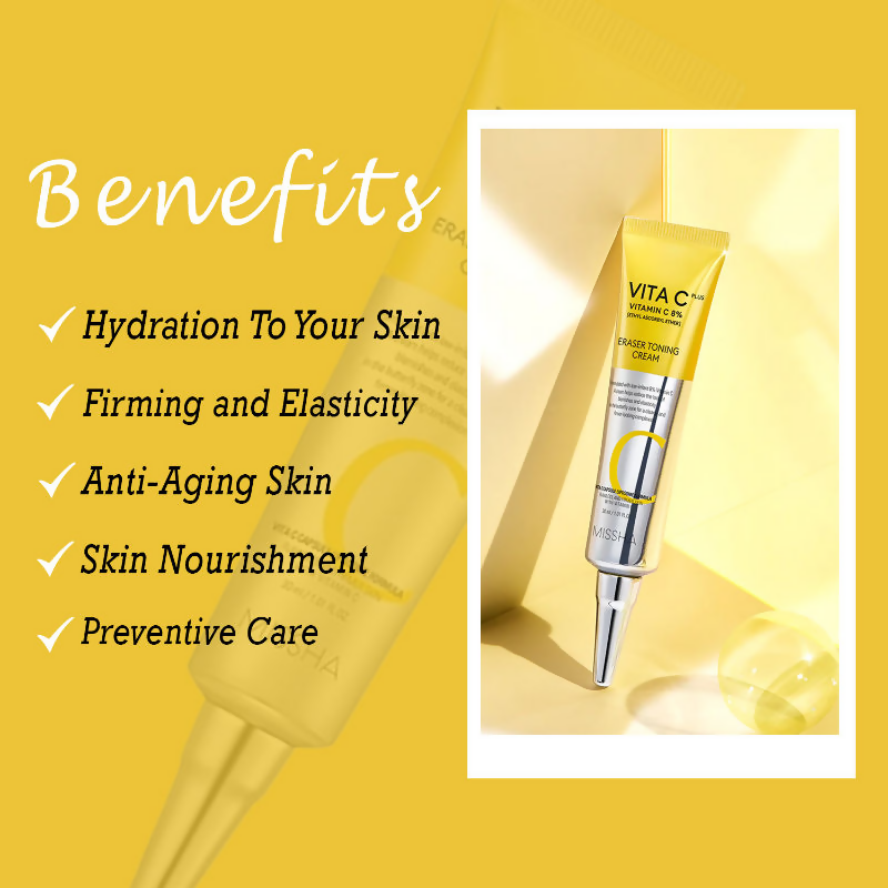 Missha Vita C Plus Eraser Toning Cream