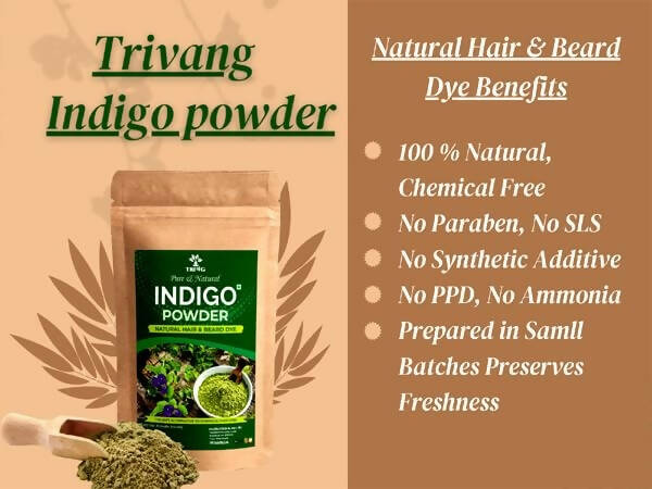 Trivang Pure & Natural Indigo Powder - DrMediCart