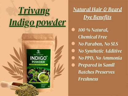 Trivang Pure & Natural Indigo Powder - DrMediCart