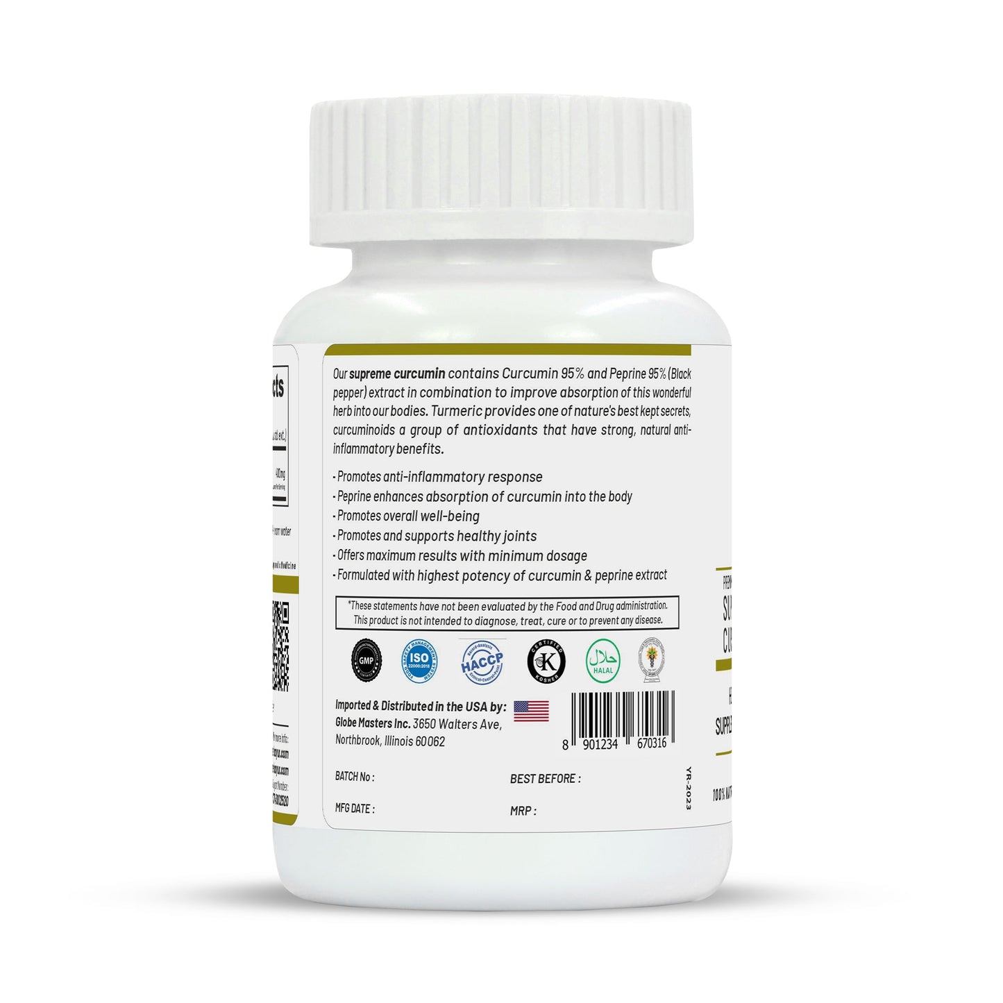 Life Aveda Premium Supreme Curcumin Capsules