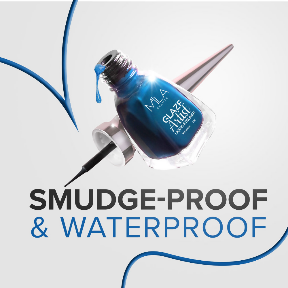 Mila Beaute Glaze Artist Waterproof & Smudge Proof Eyeliner - Magical Grey