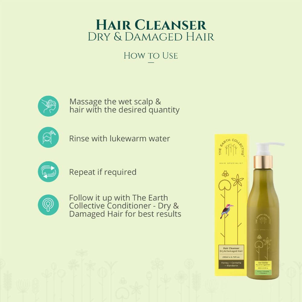 The Earth Collective Hair Cleanser - Dry and Damaged Hair - Drmedicart
