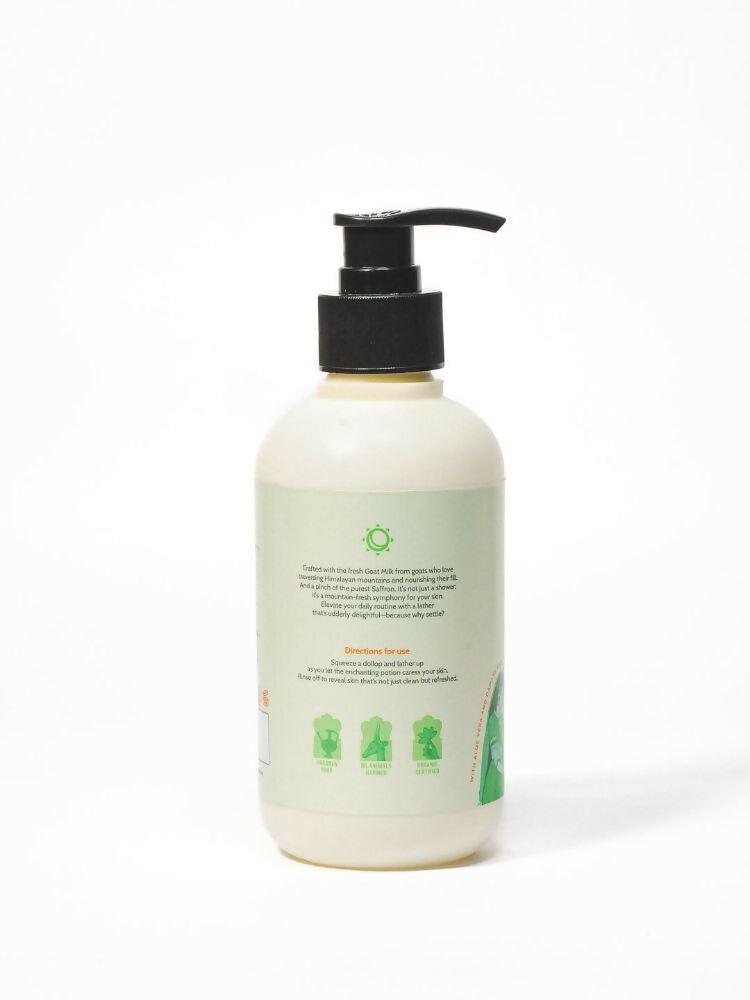 The Good Routine Goat Milk & Saffron Sulphate -Free Shower Gel