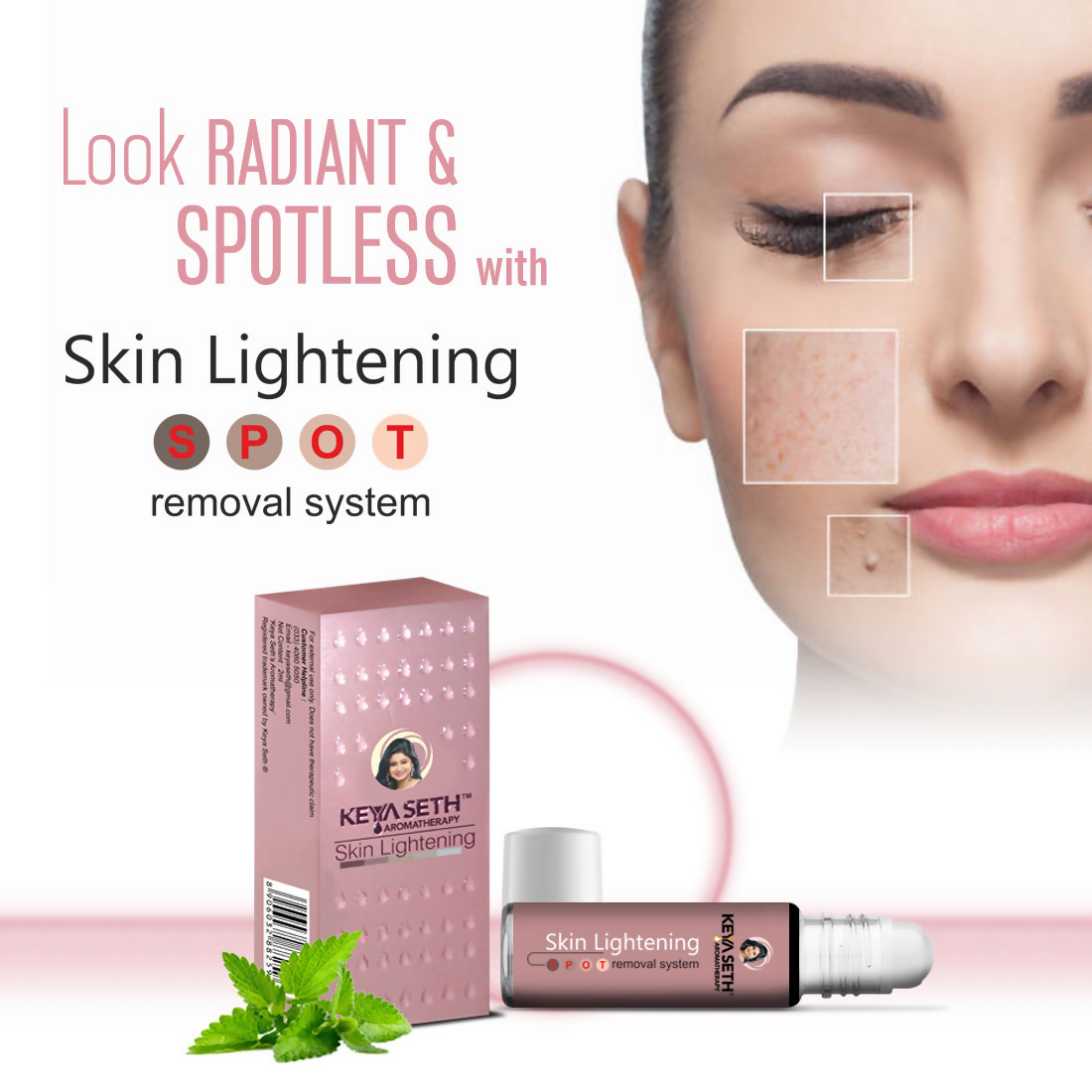 Keya Seth Aromatherapy Skin Lightening Spot Removal System
