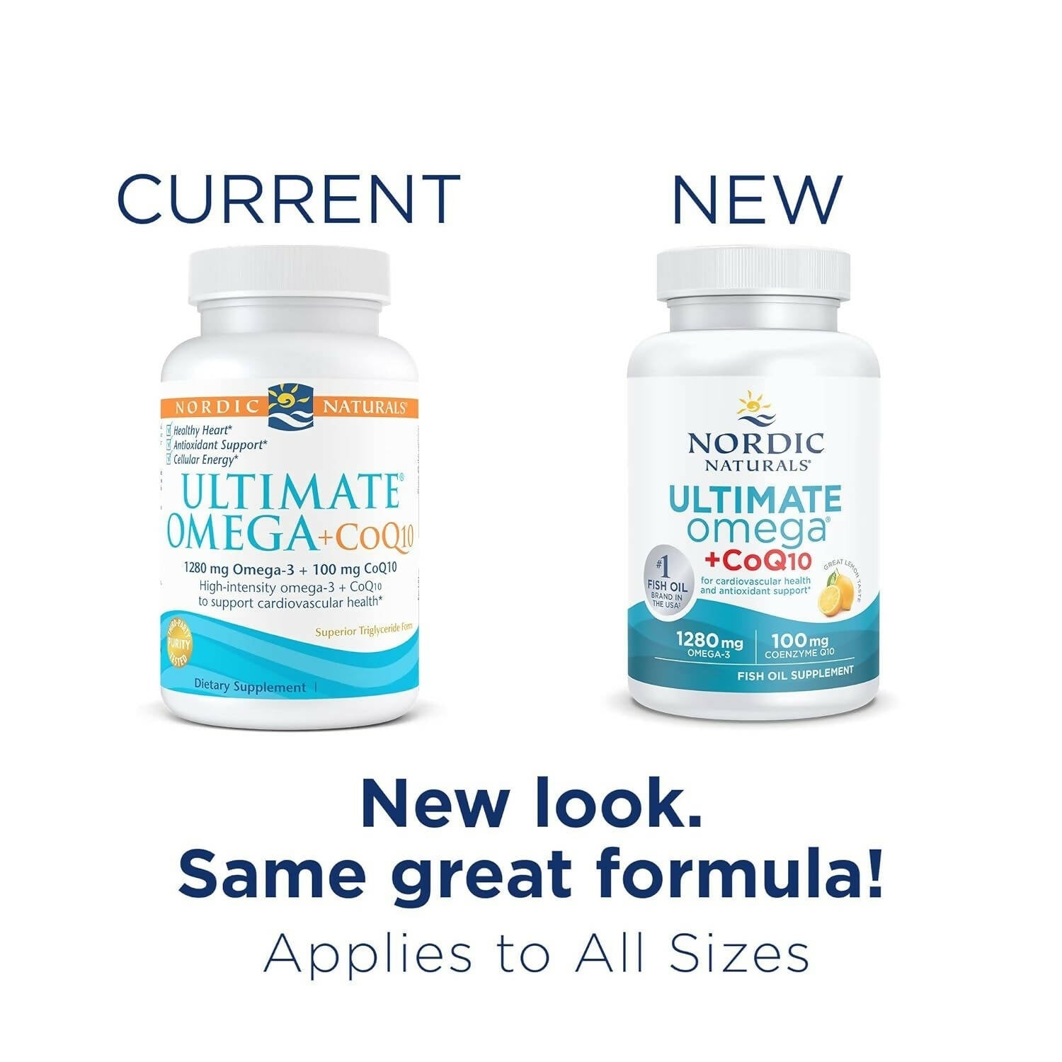 Nordic Naturals Ultimate Omega + CoQ10 Supplement Softgels