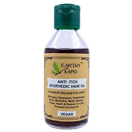 Buy Earthy Sapo Anti Itch Ayurvedic Hair Oil from DrMediCart, Ship from India to USA