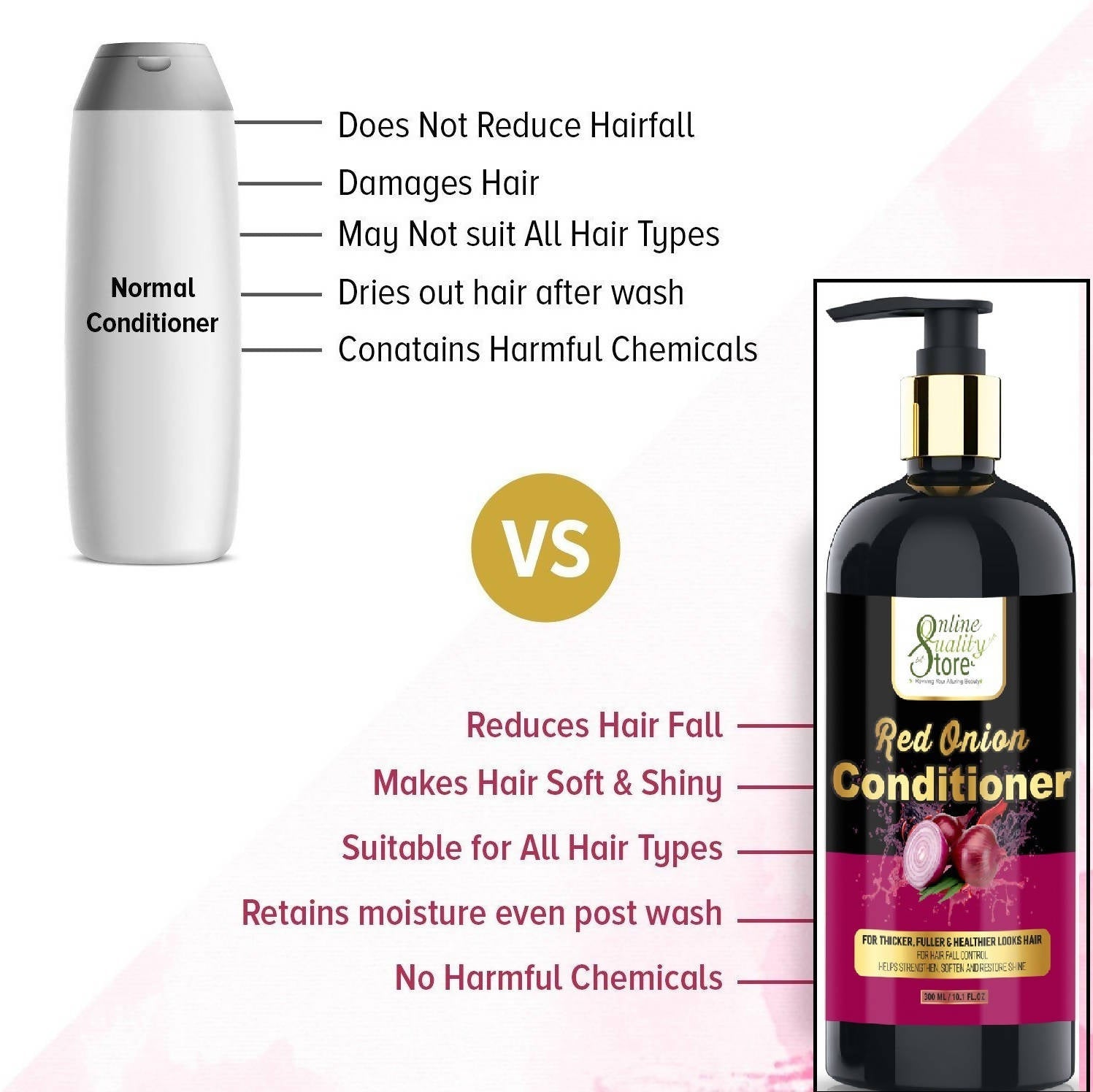Online Quality Store Red Onion Hair Conditioner - DrMediCart