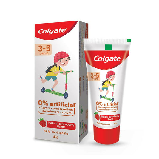Buy Colgate Toothpaste with Natural Strawberry Flavour for Kids from DrMediCart, Ship from India to USA