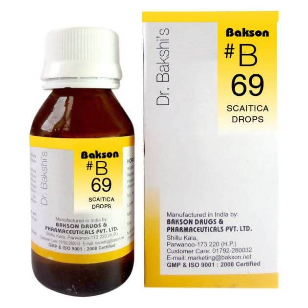 Buy Bakson's Homeopathy B69 Sciatica Drop from DrMediCart, Ship from India to USA