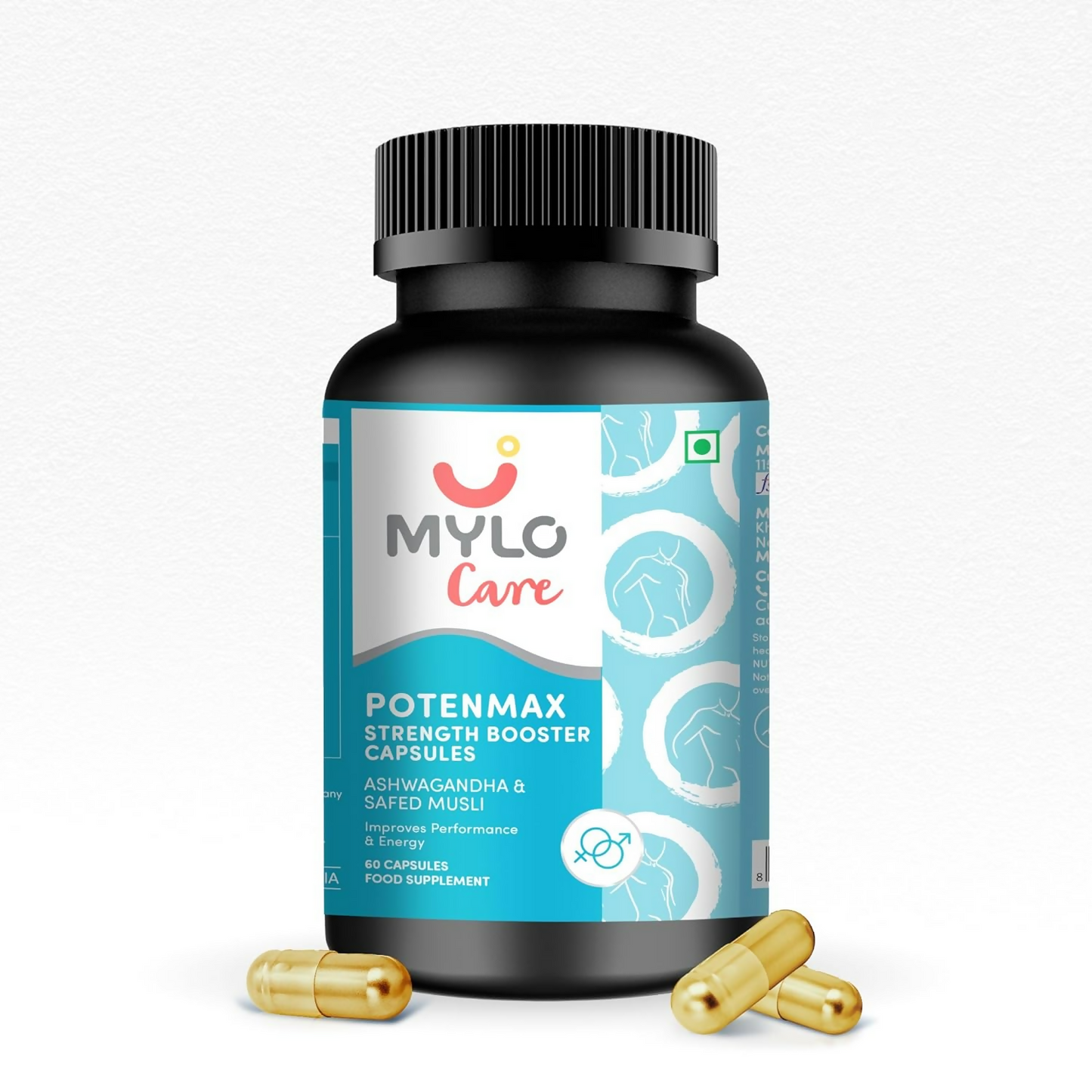 Mylo Care Potenmax Male Fertility Supplement - Veg Capsules