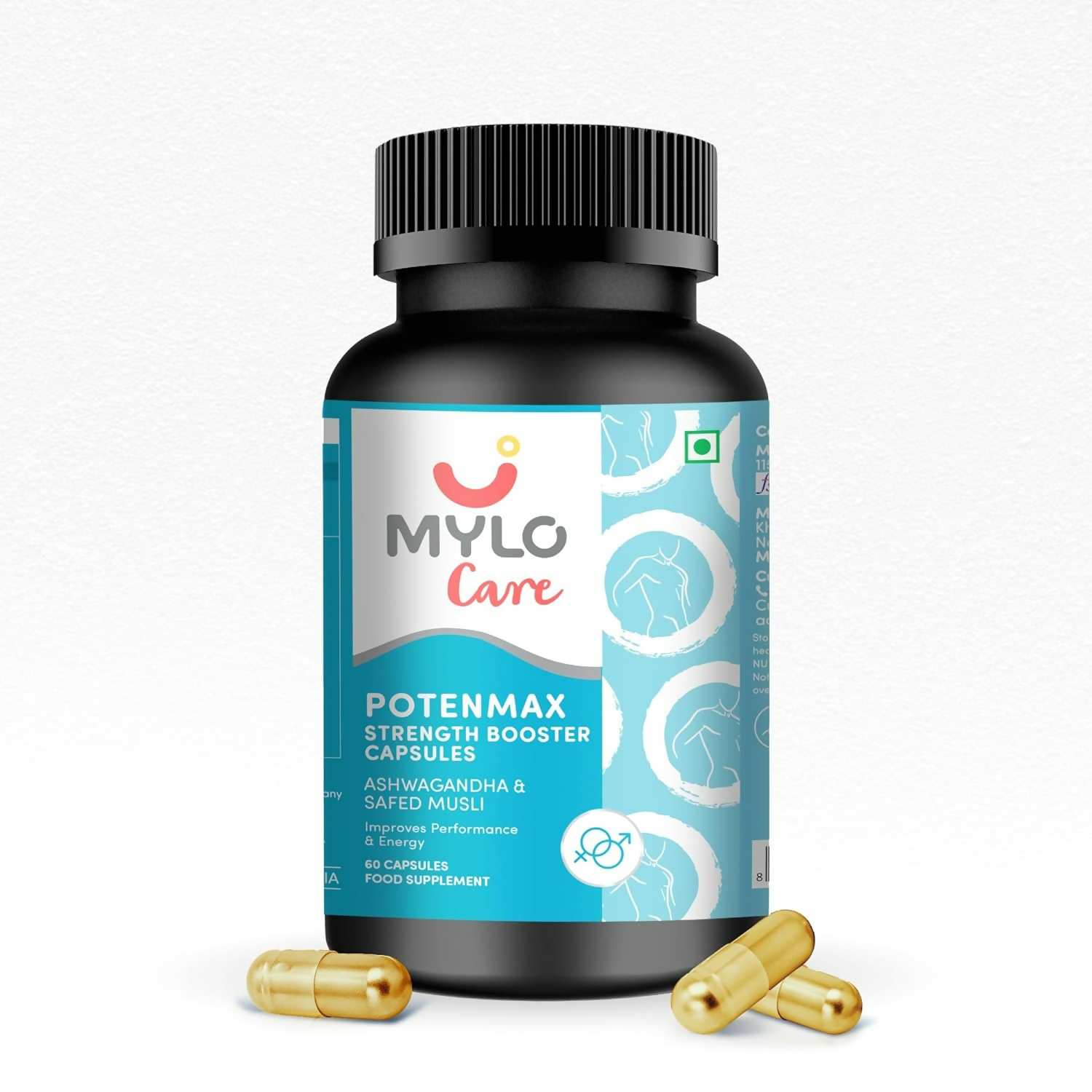 Mylo Care Potenmax Male Fertility Supplement - Veg Capsules