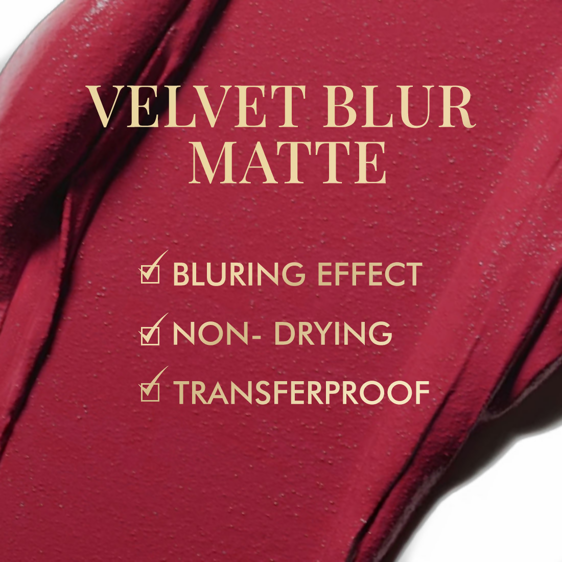 mCaffeine Shades Velvet Blur Matte Liquid Lipstick 12 Hrs Stay & Lightweight - Subtle Sangria