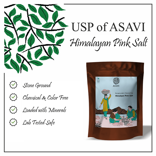 Asavi Stone Grounded Himalayan Pink Salt