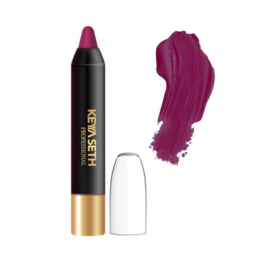 Keya Seth Aromatherapy Professional Matte Lip Pen  - Deep Purple Plum