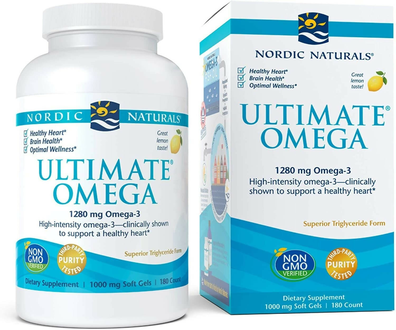Nordic Naturals Ultimate Omega 3 Fish Oil Softgels