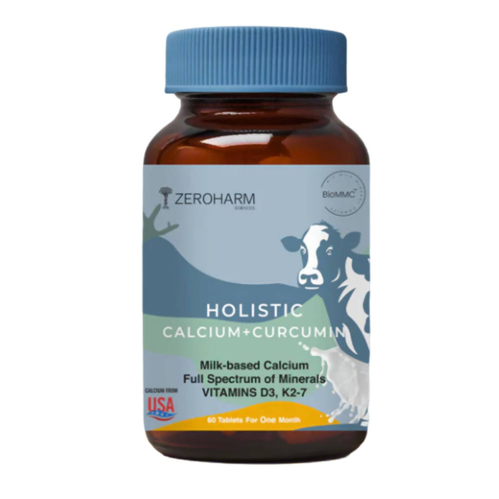 Zeroharm Holistic Calcium + Curcumin Tablets