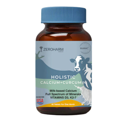 Zeroharm Holistic Calcium + Curcumin Tablets