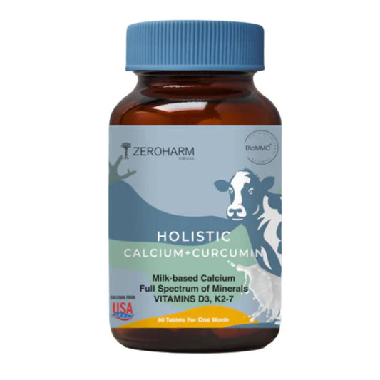 Zeroharm Holistic Calcium + Curcumin Tablets