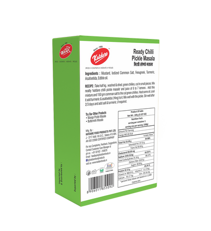 Katdare Foods Green Chilli Pickle Masala