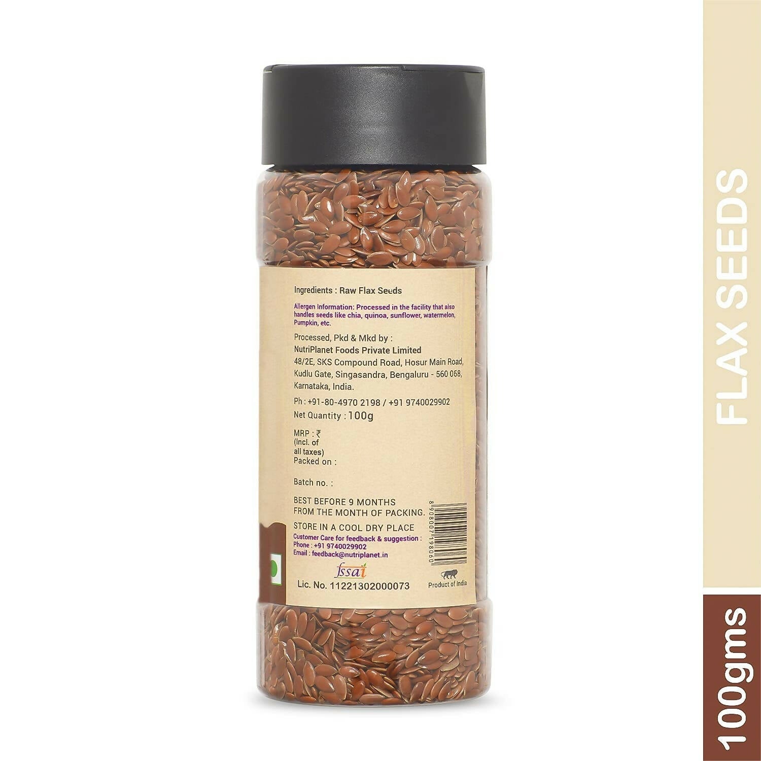 Fulsome Raw Flax Seeds