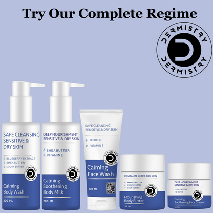 Dermistry Revitalizing Nourishing Body Butter for Ultra Dry & Flaky Skin Mango Kokum & Shea Butter