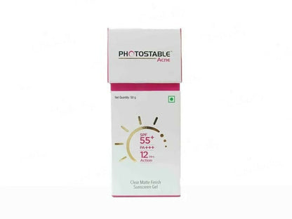 Photostable Acne SPF 55+ PA+++ Clear Matte Sunscreen Gel