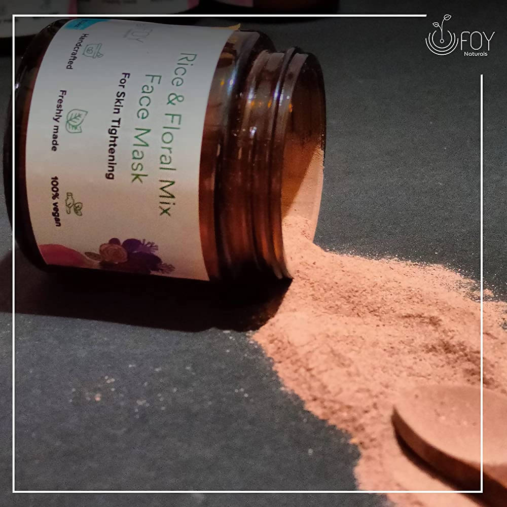 FOY Naturals Rice & Floral Mix Face Mask