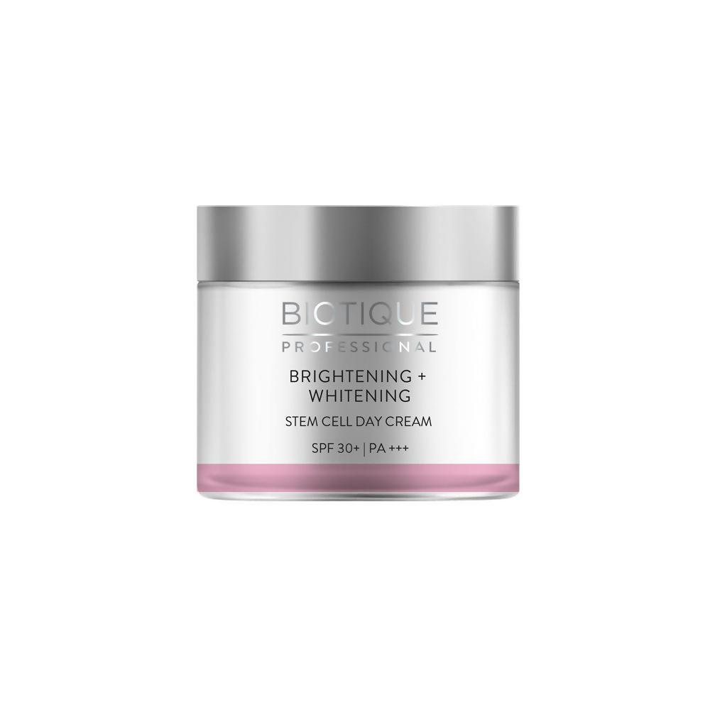 Biotique Professional Brightening + Whitening Stem Cell Day Cream SPF 30