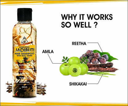 Urbangabru Ayurvedic Jadibuti Hair Shampoo - Drmedicart