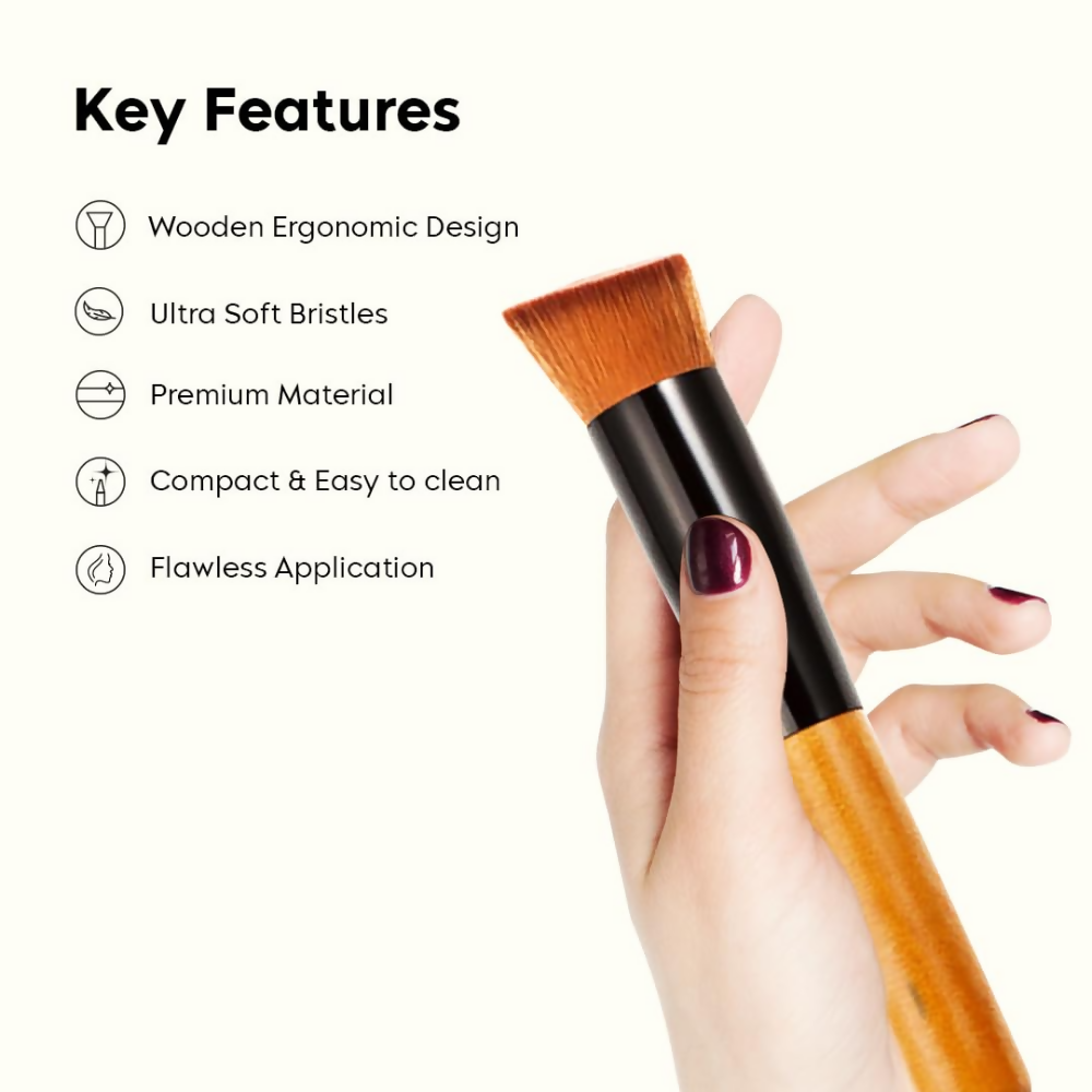 Gleva Wooden Makeup Brush