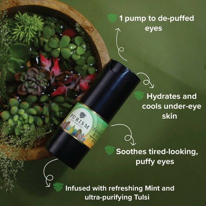 Purism Tulsi Mint Tonifying Eye Gel - DrMediCart