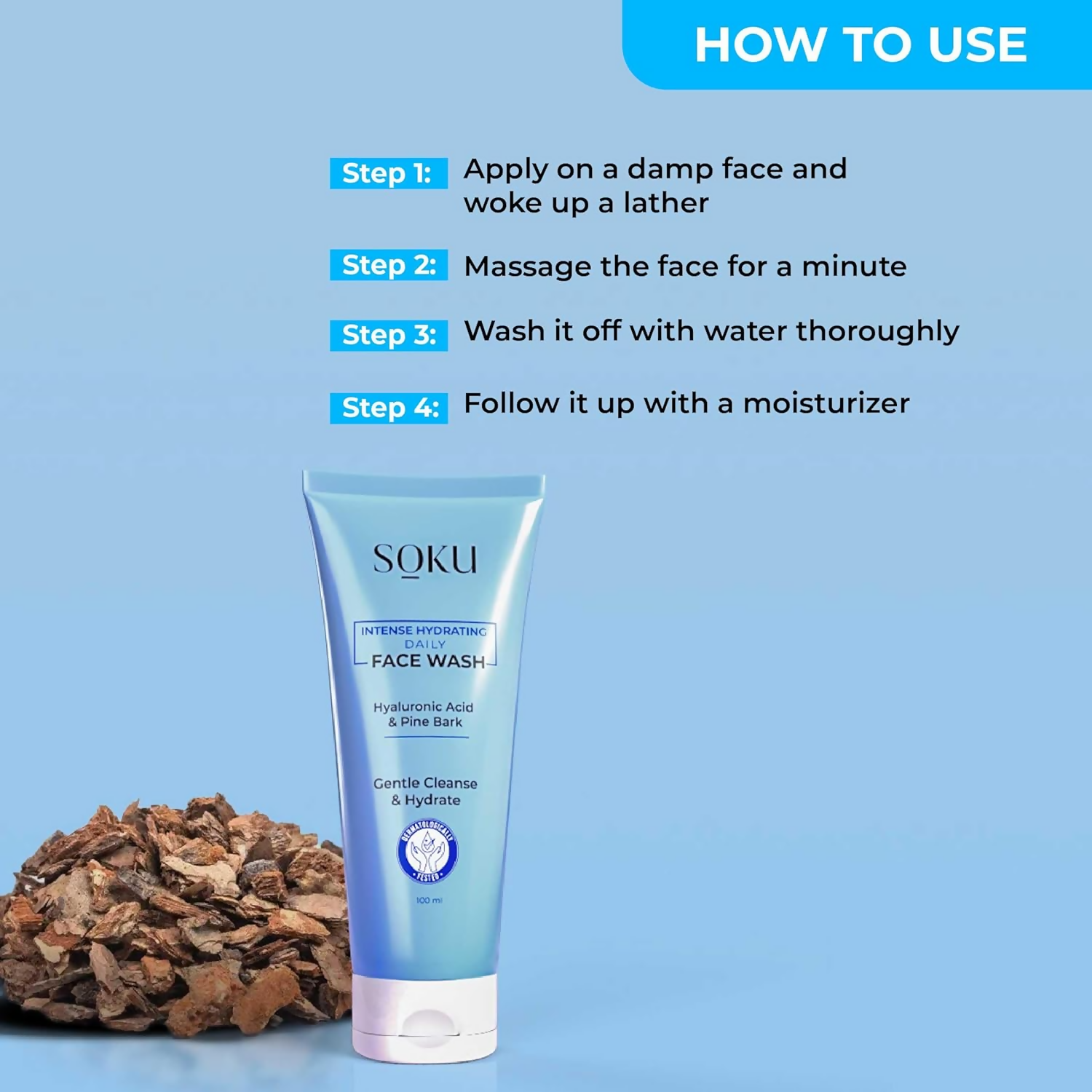 SOKU Intense Hydrating Daily Face Wash