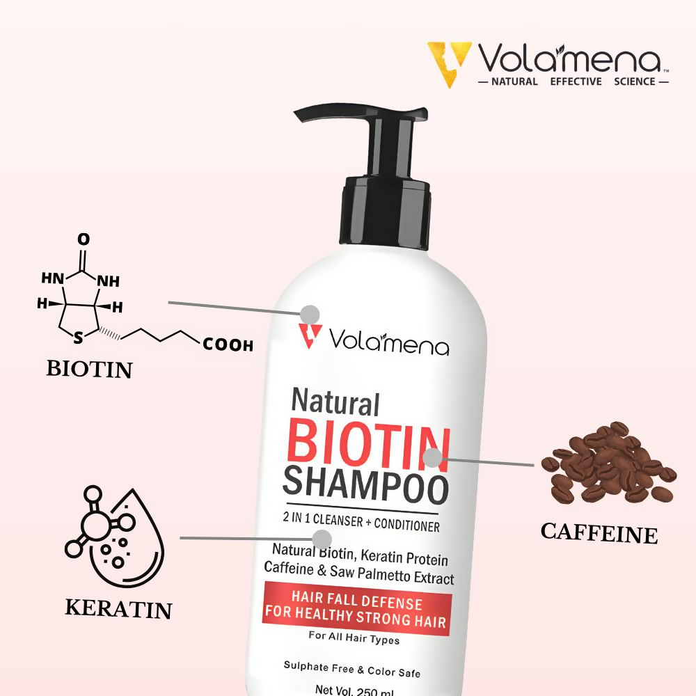 Volamena Natural Biotin 2 In 1 Shampoo