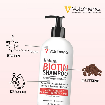 Volamena Natural Biotin 2 In 1 Shampoo