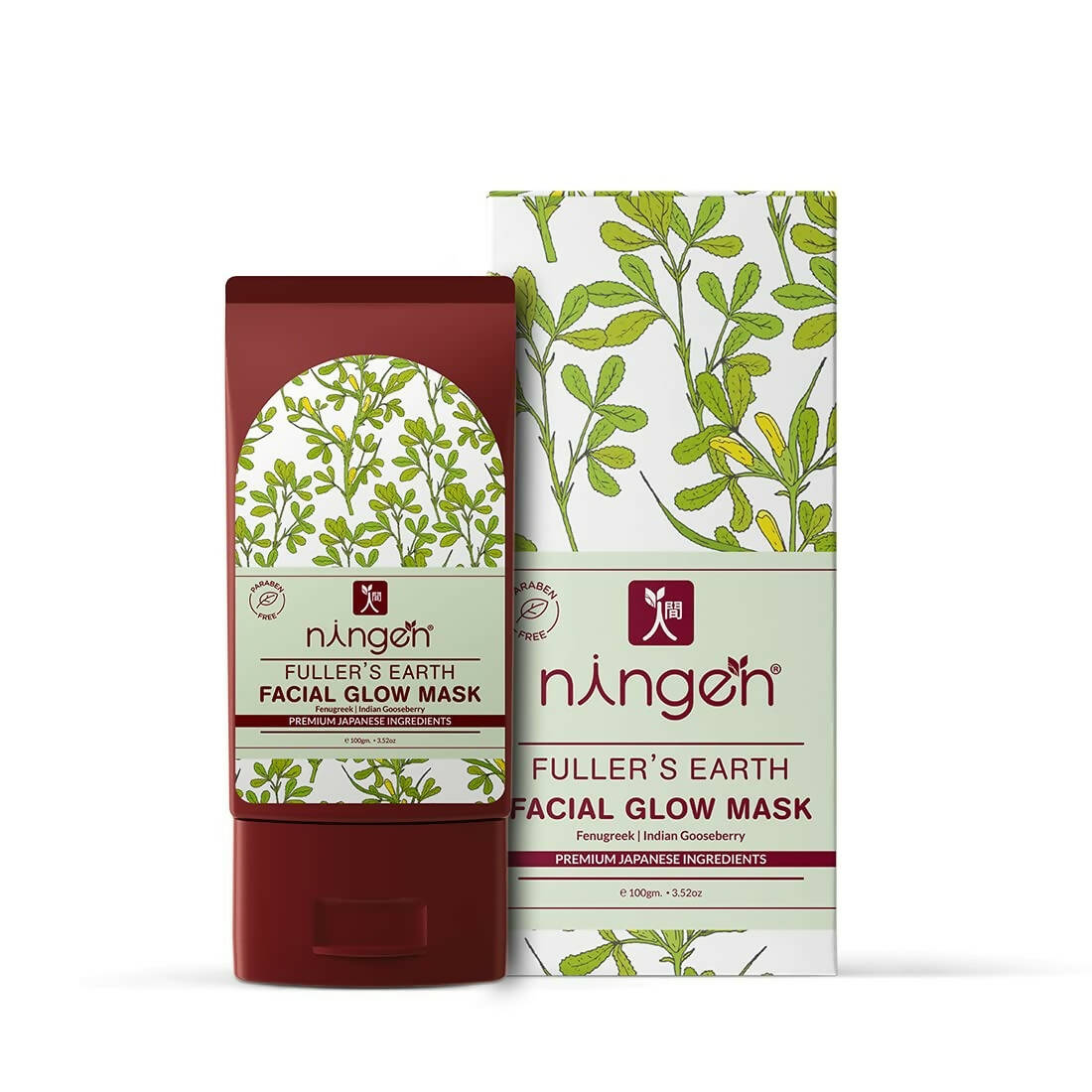 Ningen Fuller’s Earth Facial Glow Mask