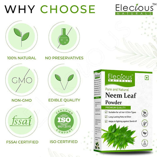 Buy Elecious Naturals Neem Powder For Face Pack And Hair Mask from DrMediCart, Ship from India to USA