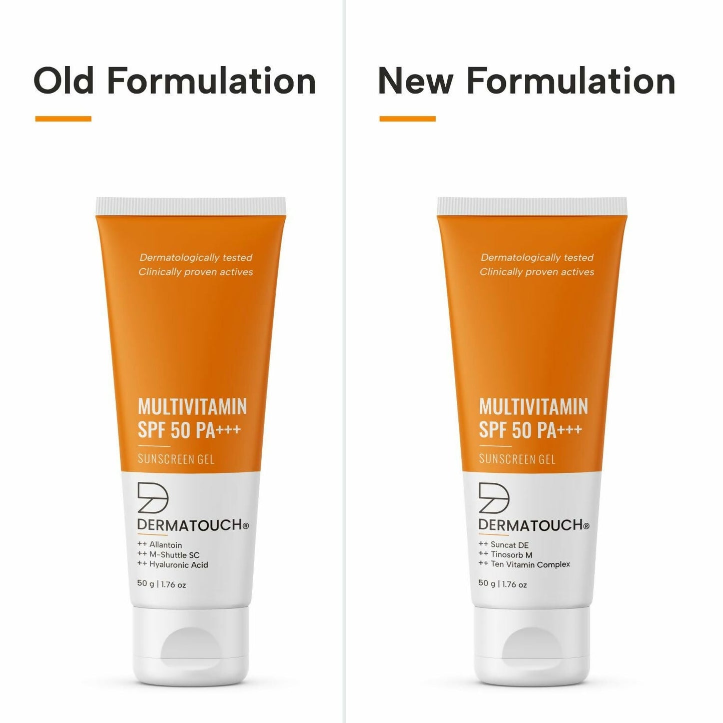 Dermatouch Multivitamin SPF 50 PA+++ Sunscreen Gel