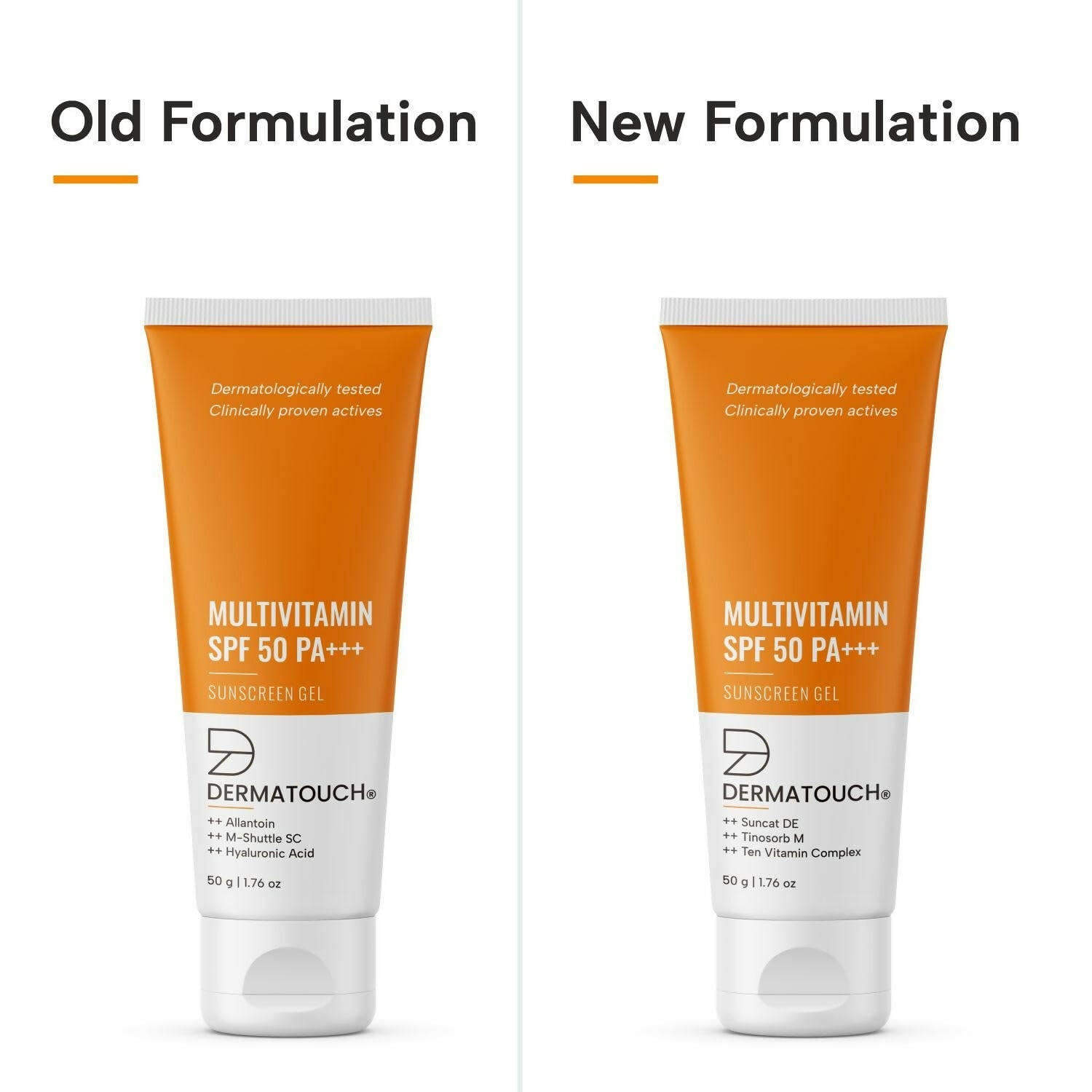 Dermatouch Multivitamin SPF 50 PA+++ Sunscreen Gel