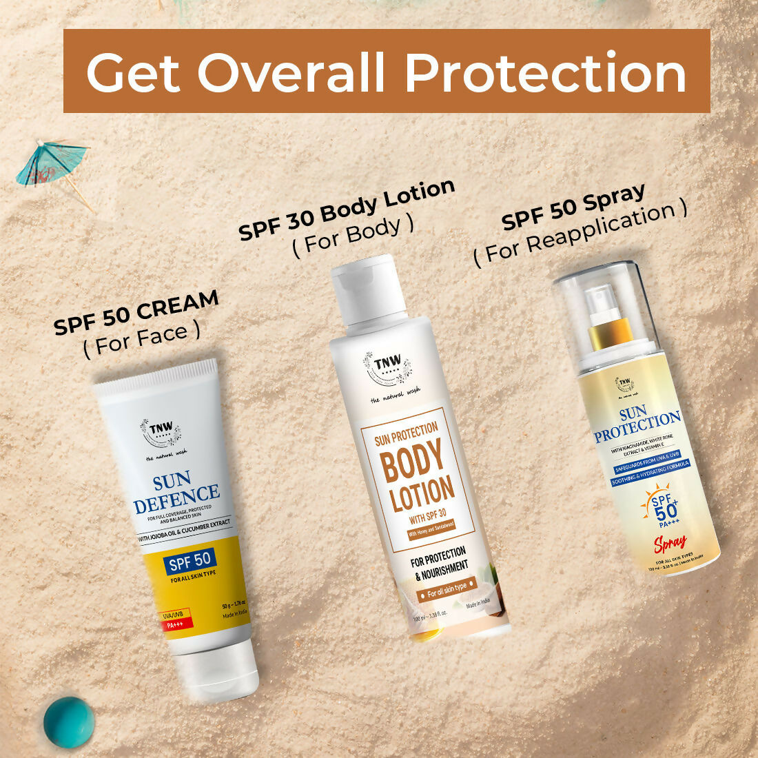 The Natural Wash Sun Protection Body Lotion