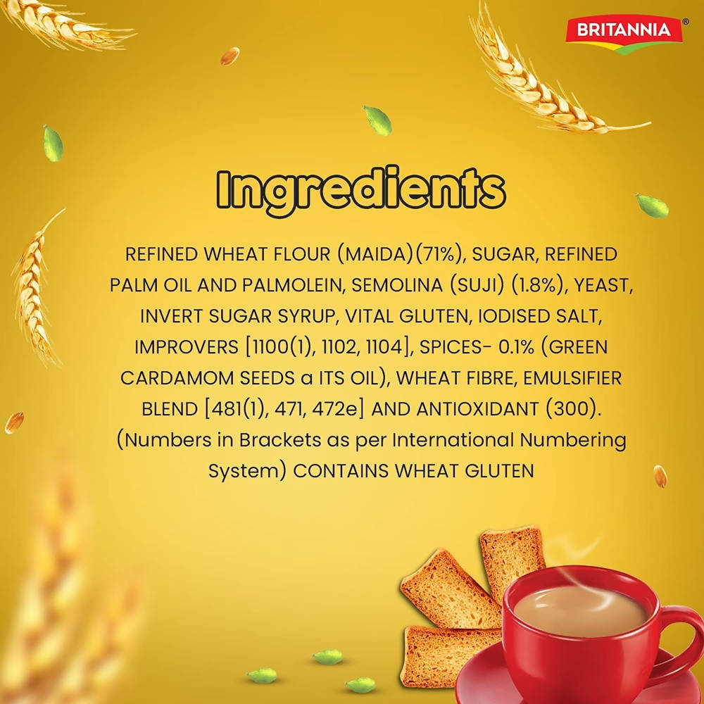 Britannia Toastea Premium Bake Rusk - Drmedicart