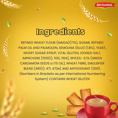 Britannia Toastea Premium Bake Rusk - Drmedicart