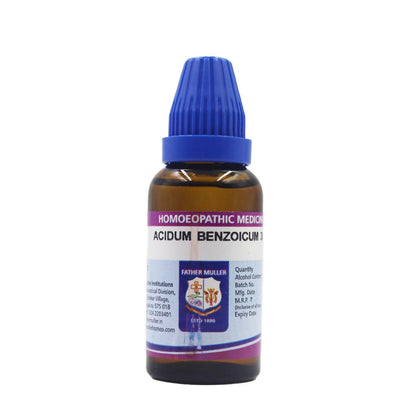 Father Muller Acidum Benzoicum Dilution
