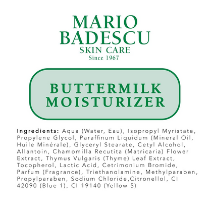 Mario Badescu Buttermilk Face Moisturizer