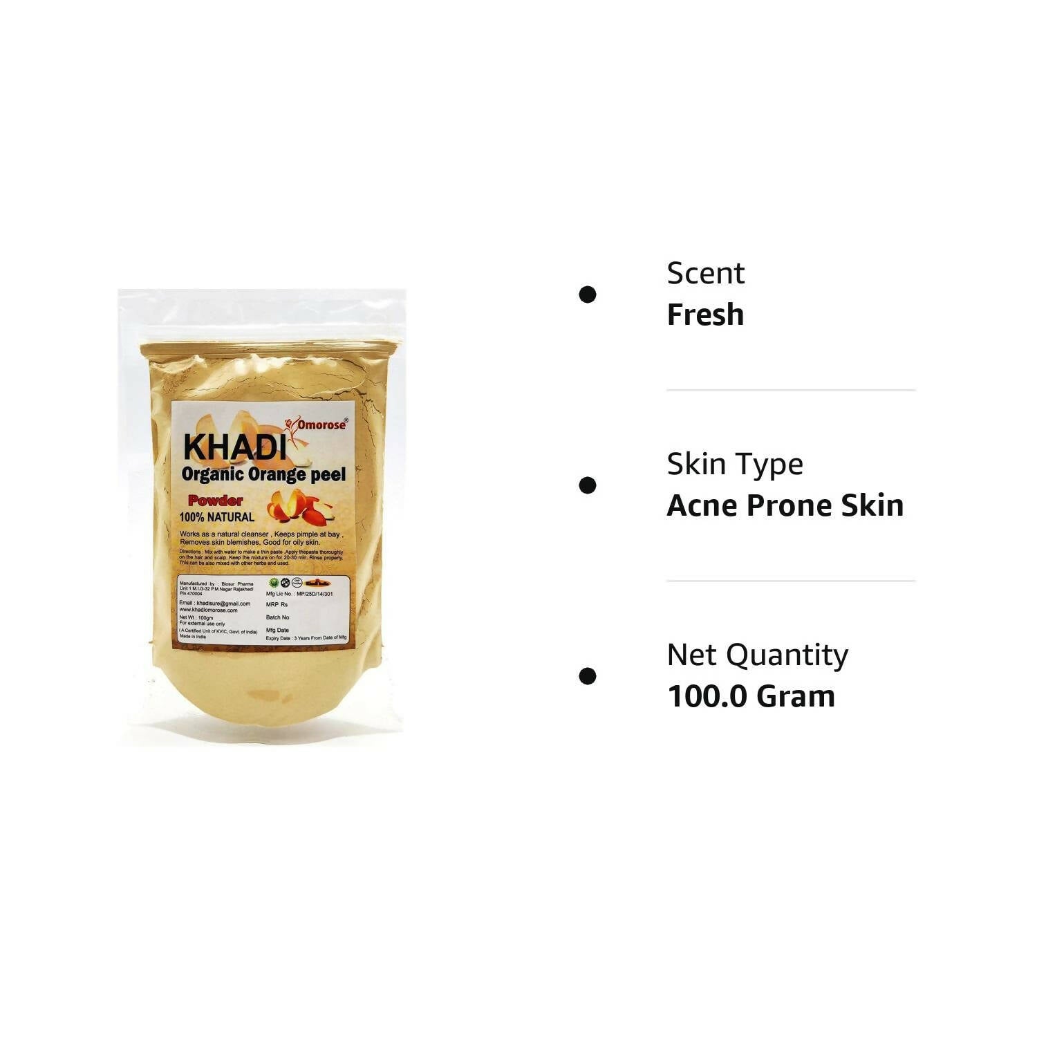 Khadi Omorose Orange Peel Powder