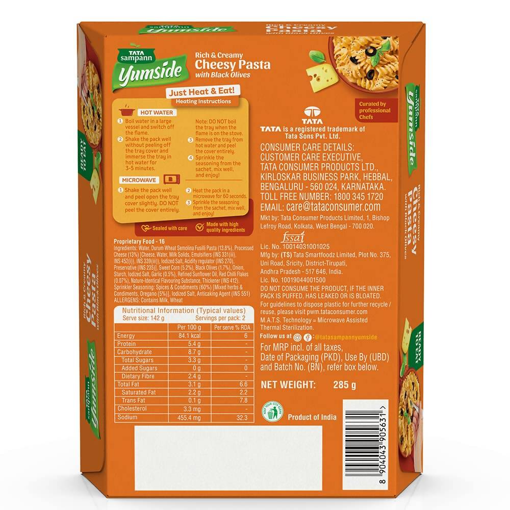 Tata Sampann Yumside Cheesy Pasta
