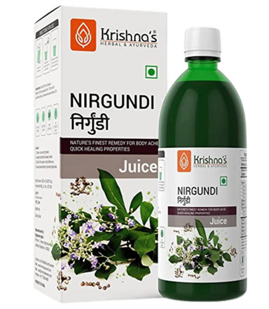 Buy Krishna's Herbal & Ayurveda Nirgundi Juice from DrMediCart, Ship from India to USA