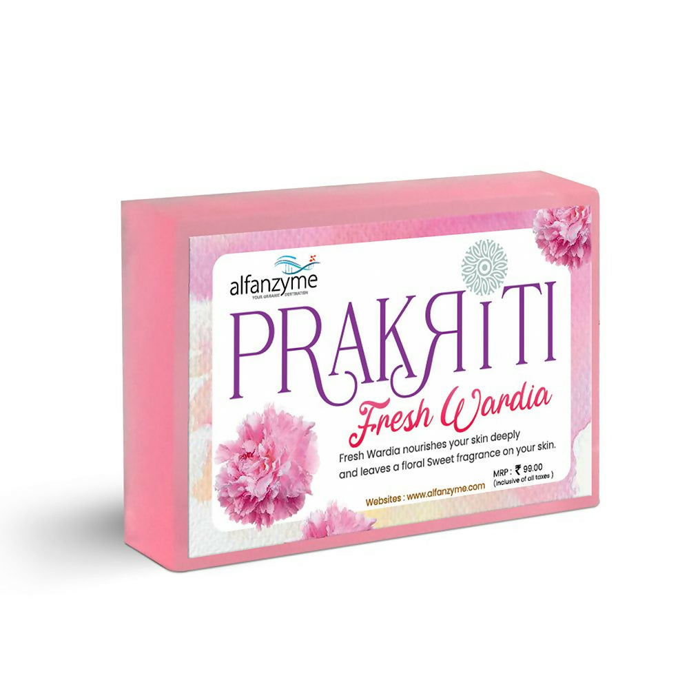 Buy Prakriti Herbal Soap Fresh Wardia from DrMediCart, Ship from India to USA