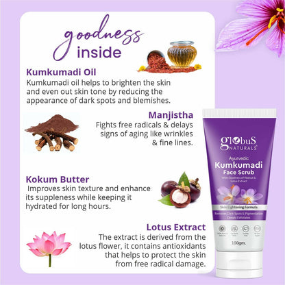 Globus Naturals Ayurvedic Kumkumadi Skin Lightening Face Cream