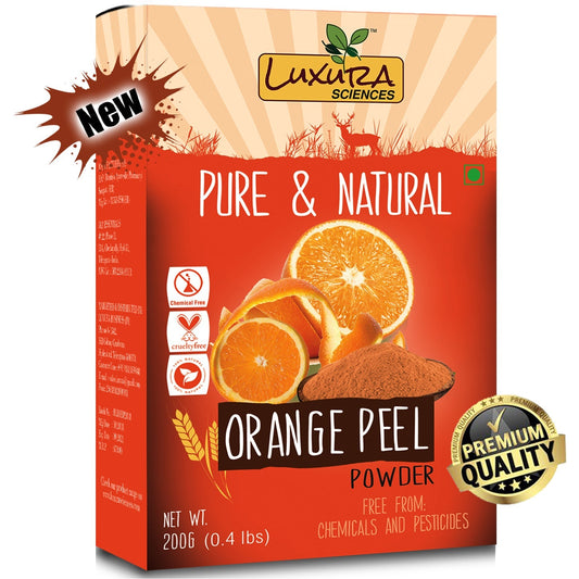 Luxura Sciences Pure Vitamin C Orange Peel Powder For Skin Whitening