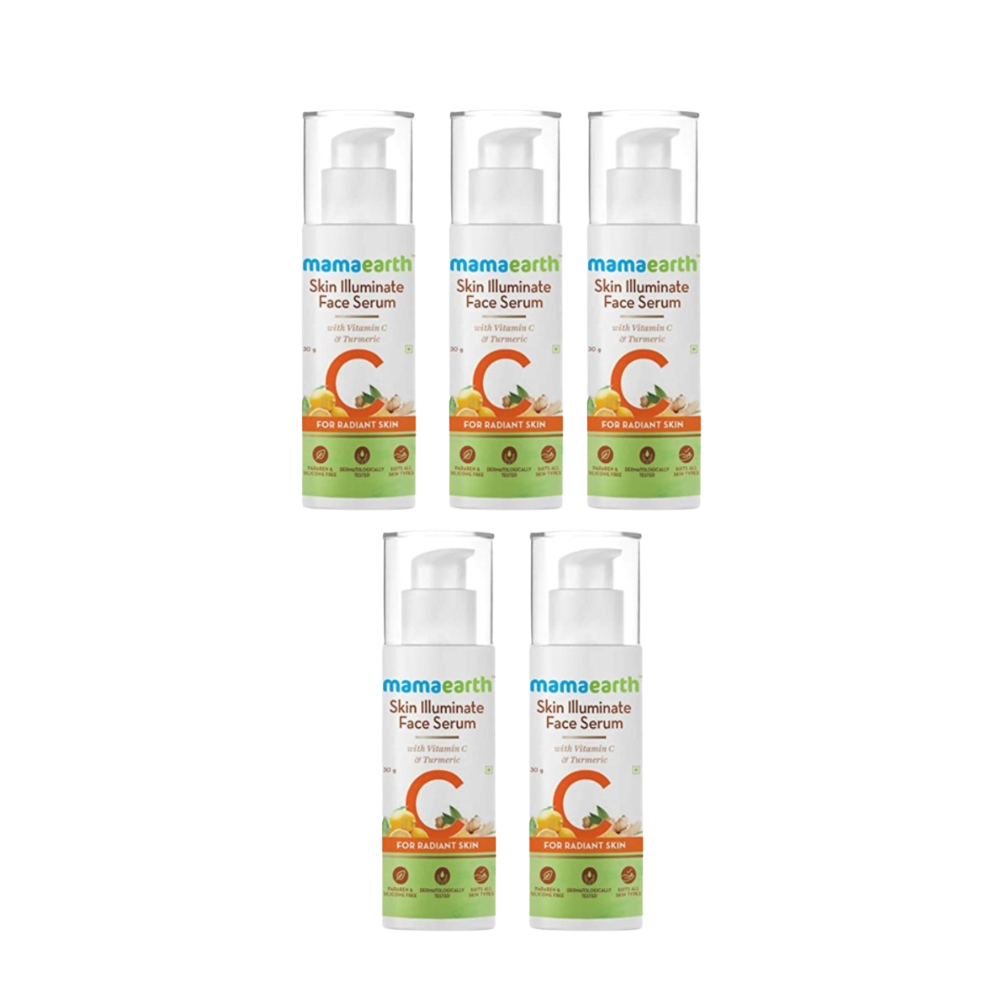 Mamaearth Skin Illuminate Face Serum With Vitamin C & Turmeric For Radiant Skin